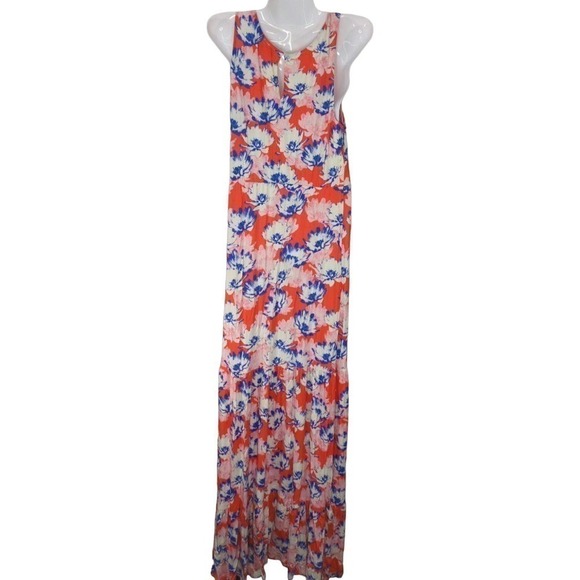 YUMI KIM FLORAL PRINTS STRETCH MAXI DRESS ‎ SMALL NWT - Picture 6 of 10
